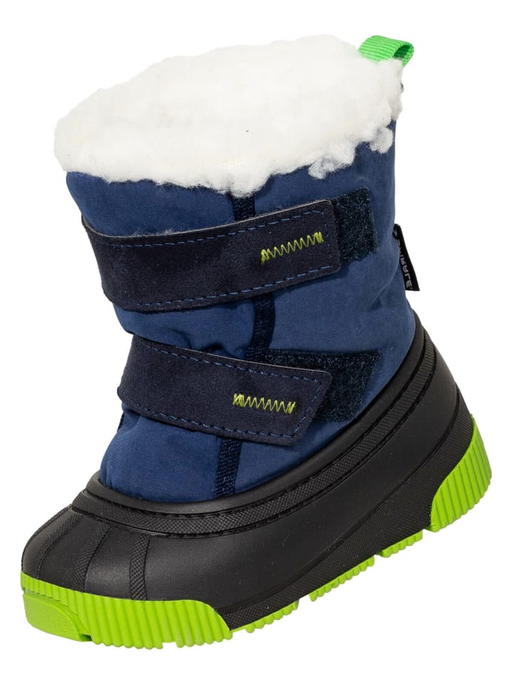 Kinder-Winterstiefel Winky gefüttert in blau in blau