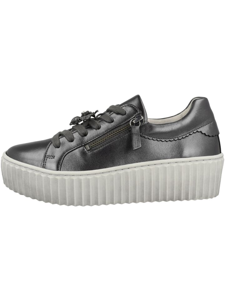 Sneaker low 73.201 in dunkelgrau