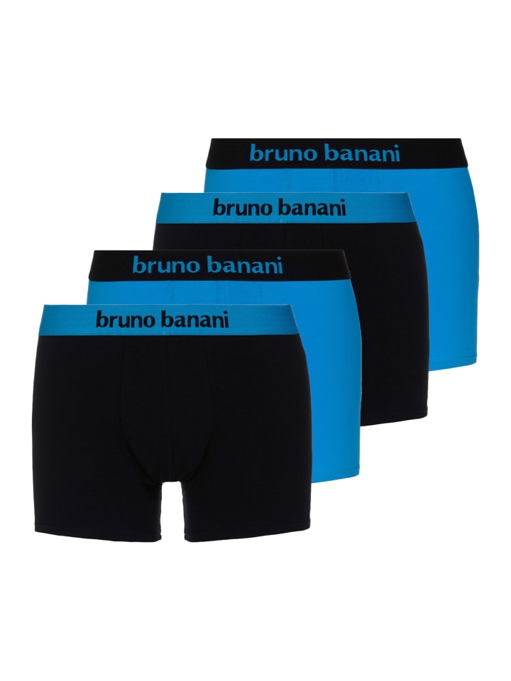 Retro Short / Pant Flowing in Aqua Blue / Schwarz