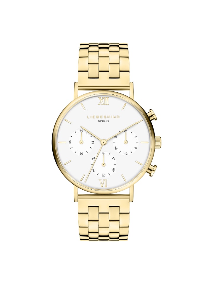 Armbanduhr Small Modern Chronograph in gold
