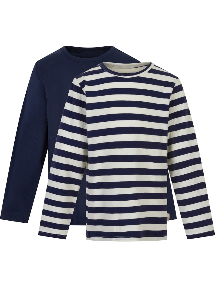 Kinder Longsleeve in Blau
