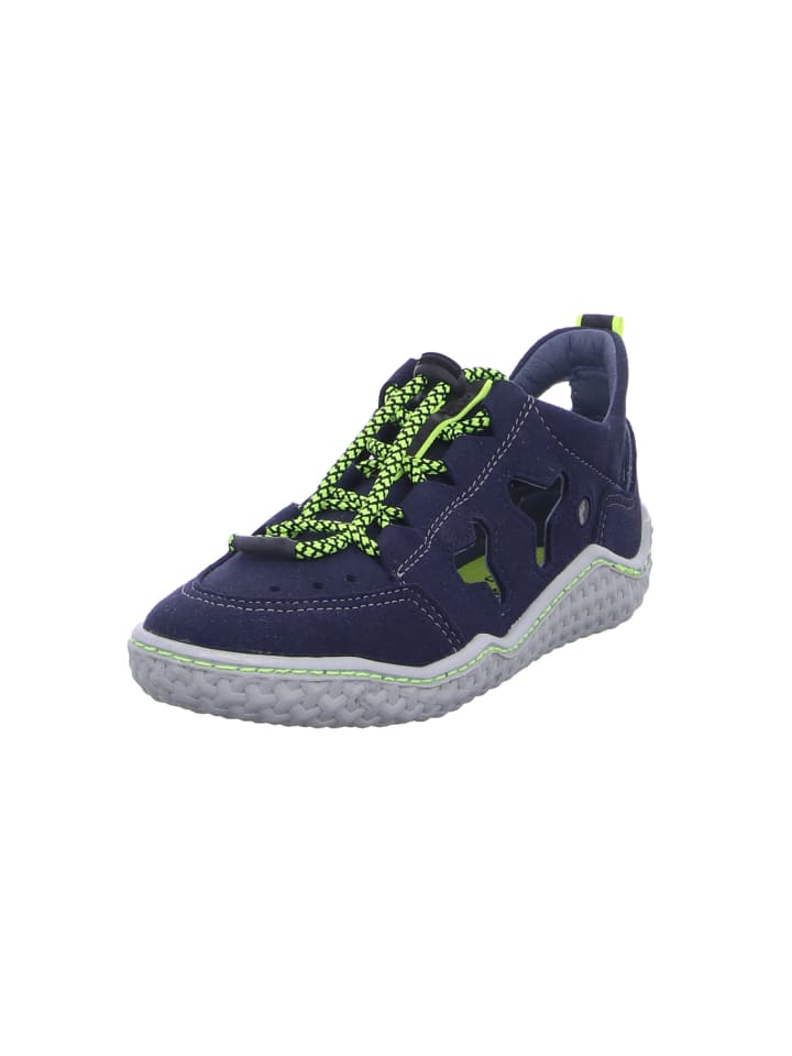 Schnürschuh in blau