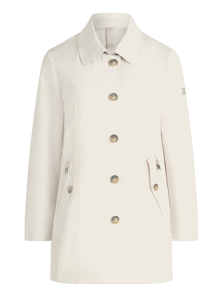 Sommerjacke mit Kapuze in cream