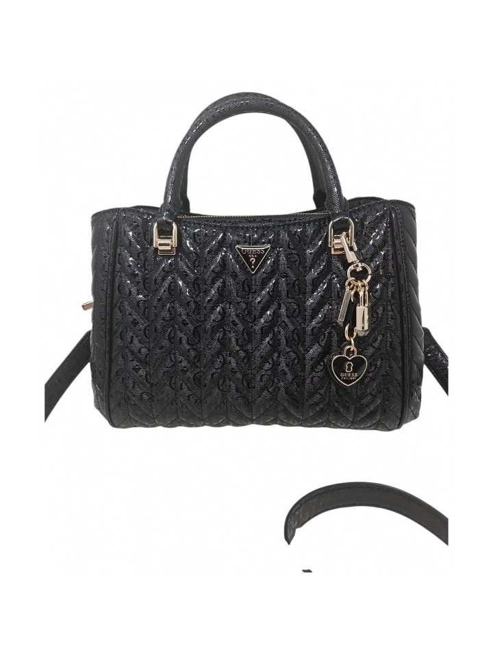 Tasche GUESS Stacey Satchel in Schwarz