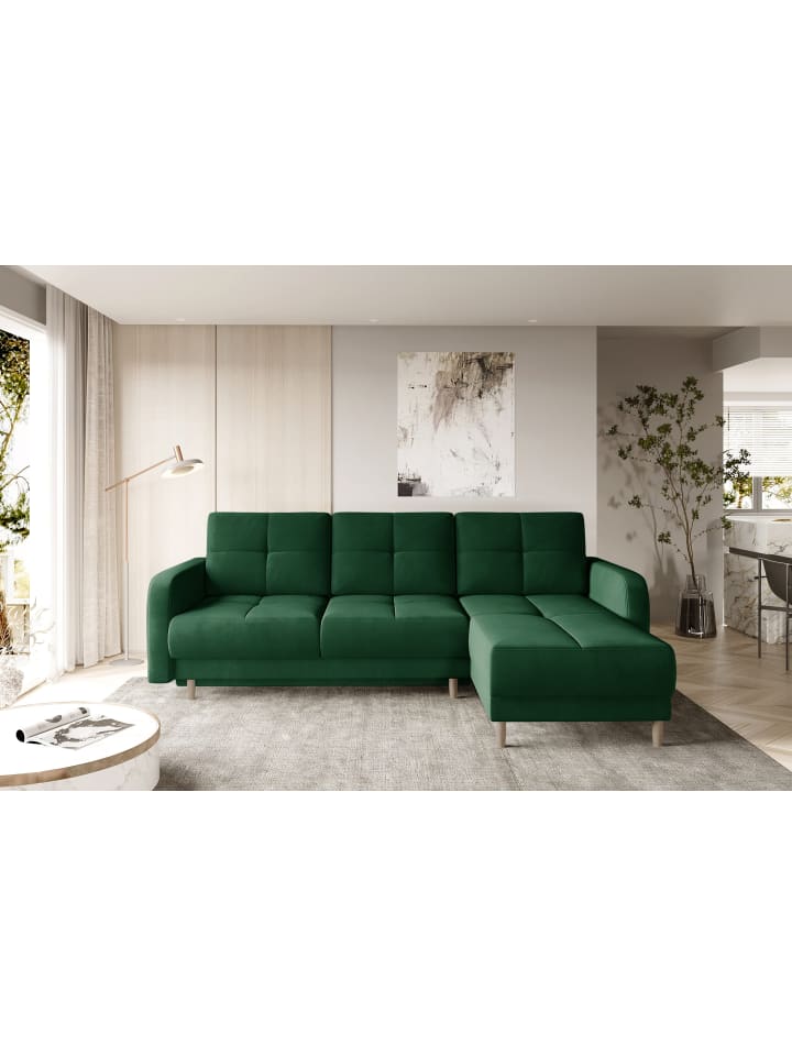 Roxana in Smaragd - (L) 165 x (B) 240 x (H) 90 cm