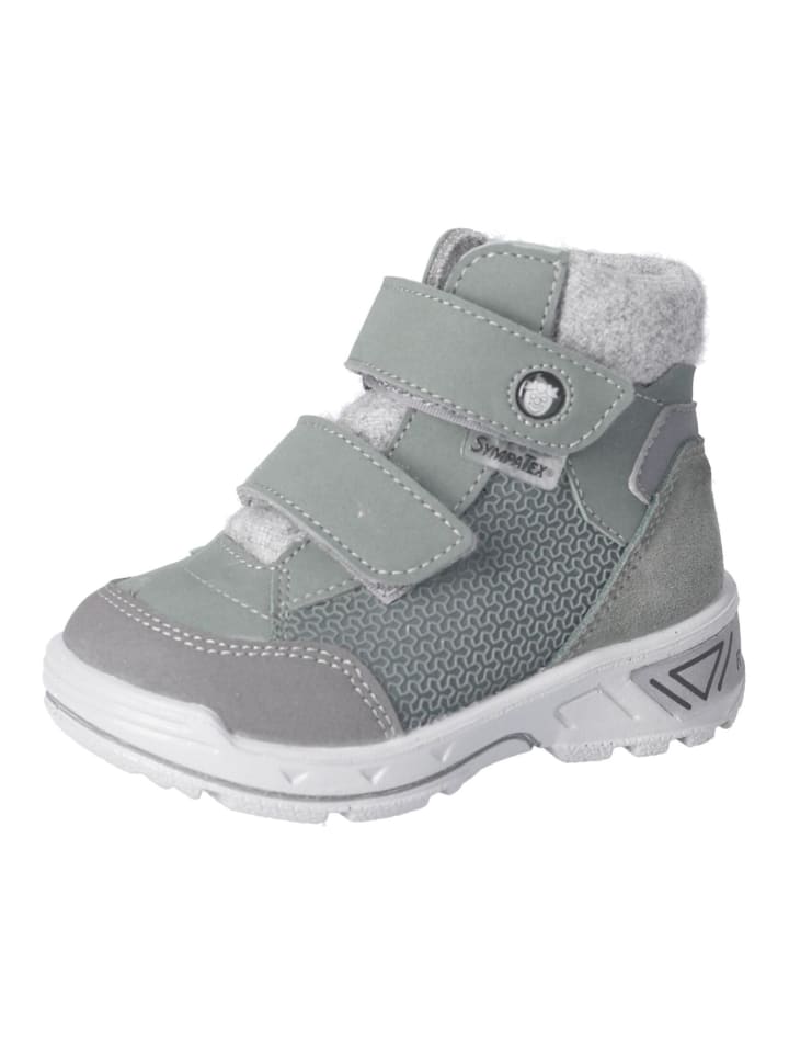 Stiefelette Grün/Grau