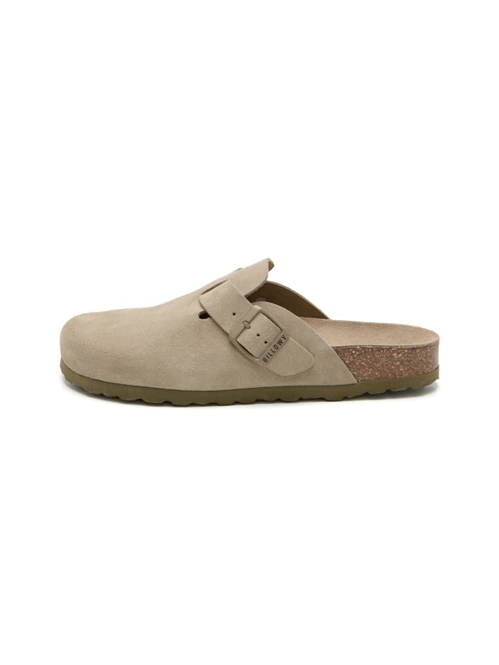 Pantoletten in khaki