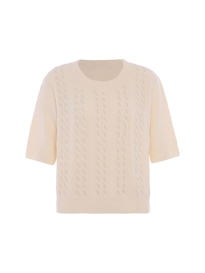 Damen Sweater in WOLLWEISS
