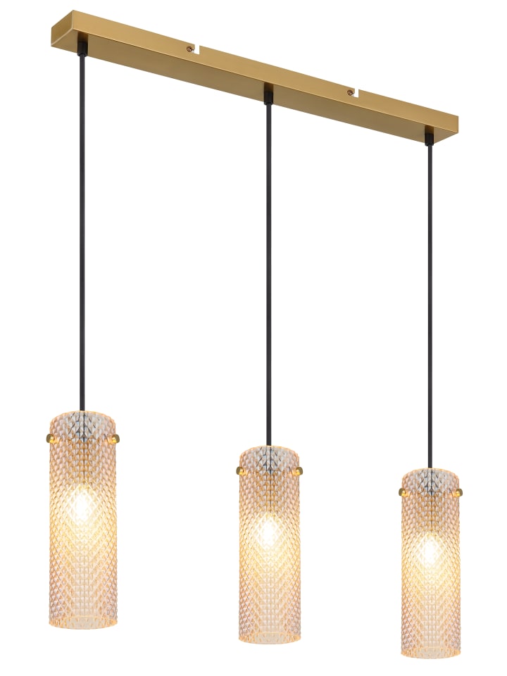 Hängeleuchte "KAROLO" in gold