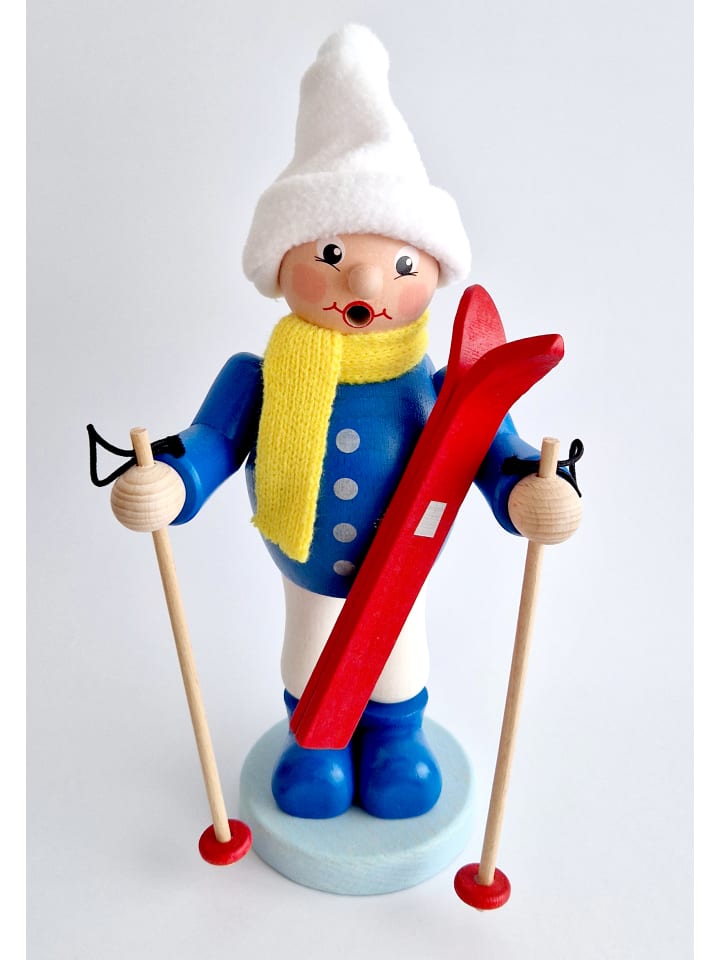 Räuchermann Skifahrer 22 cm