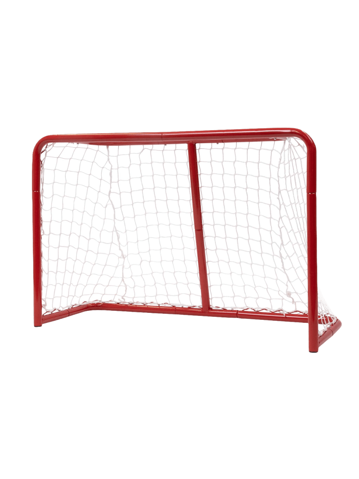 Stabiles Eishockey Tor in Rot 79x53x31cm