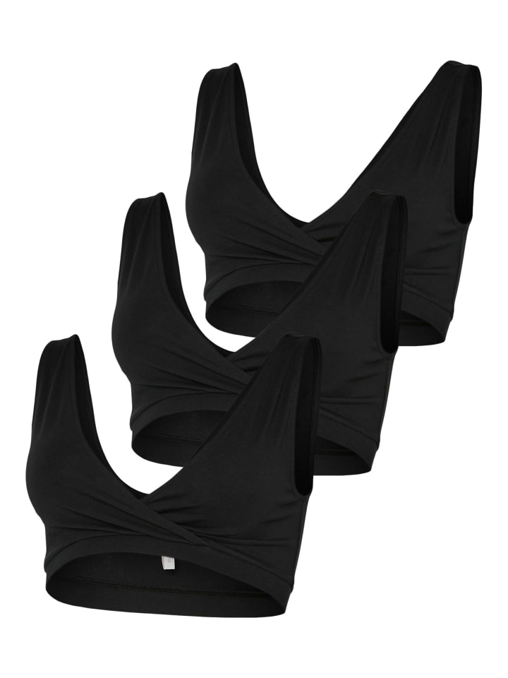 3er-Pack BH in Black 1