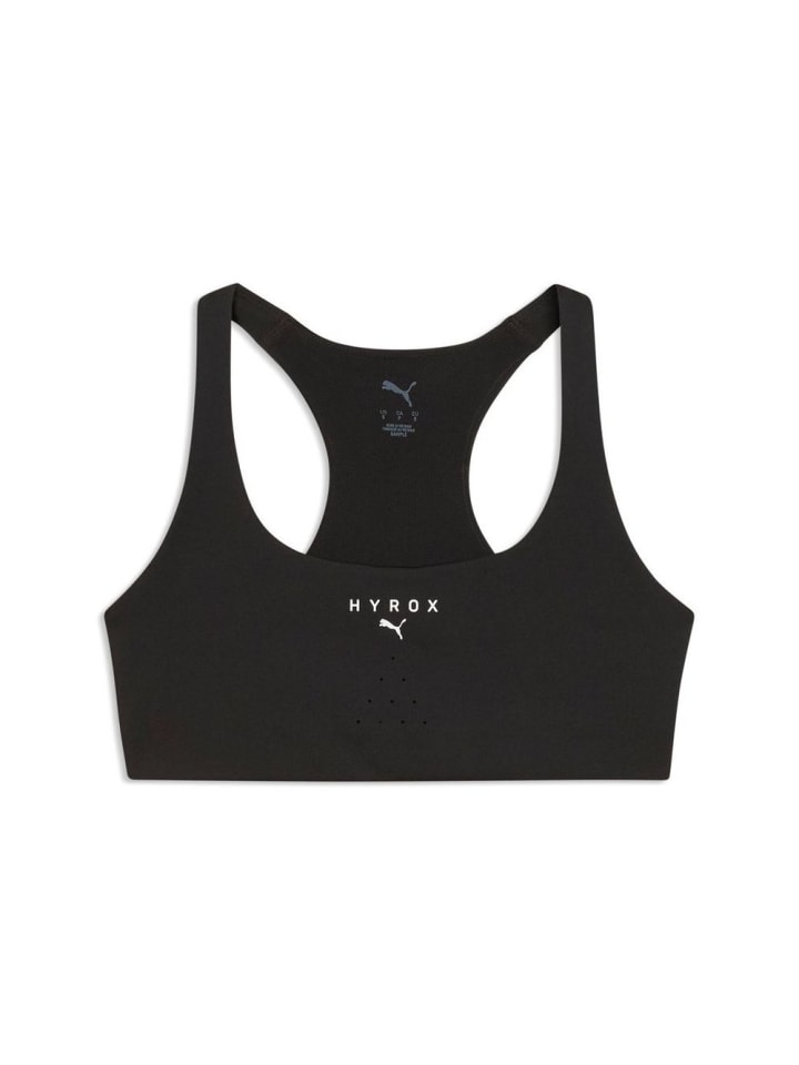 Sport-BH "W Puma X Hyrox Tech Bra" in Schwarz