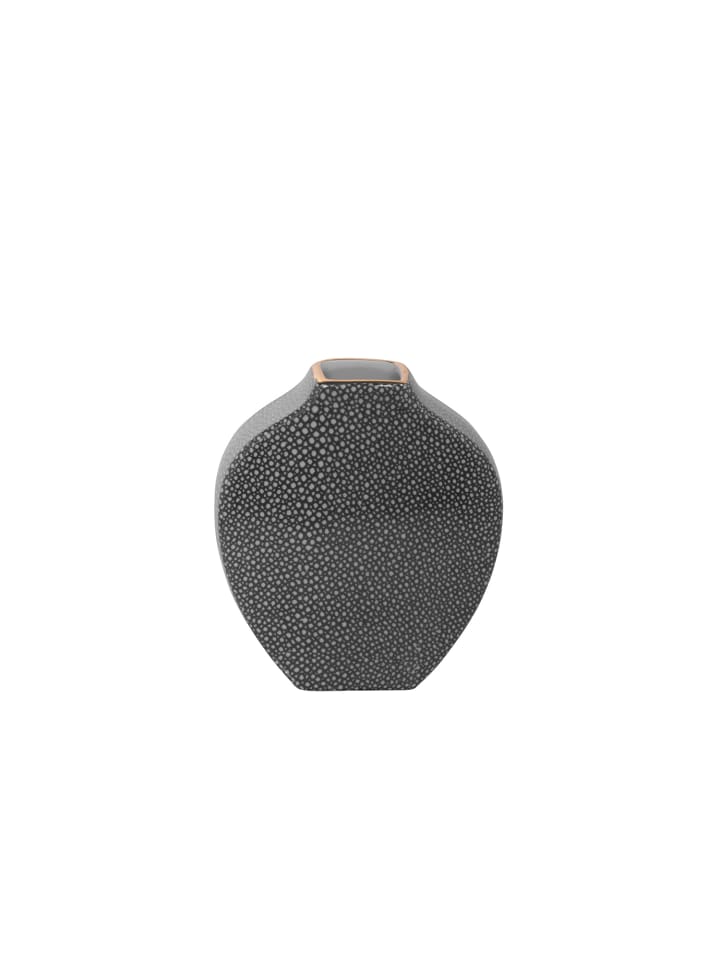 Vase "Minta" in Grau/ Gold - H. 17,5 cm - B. 15 cm