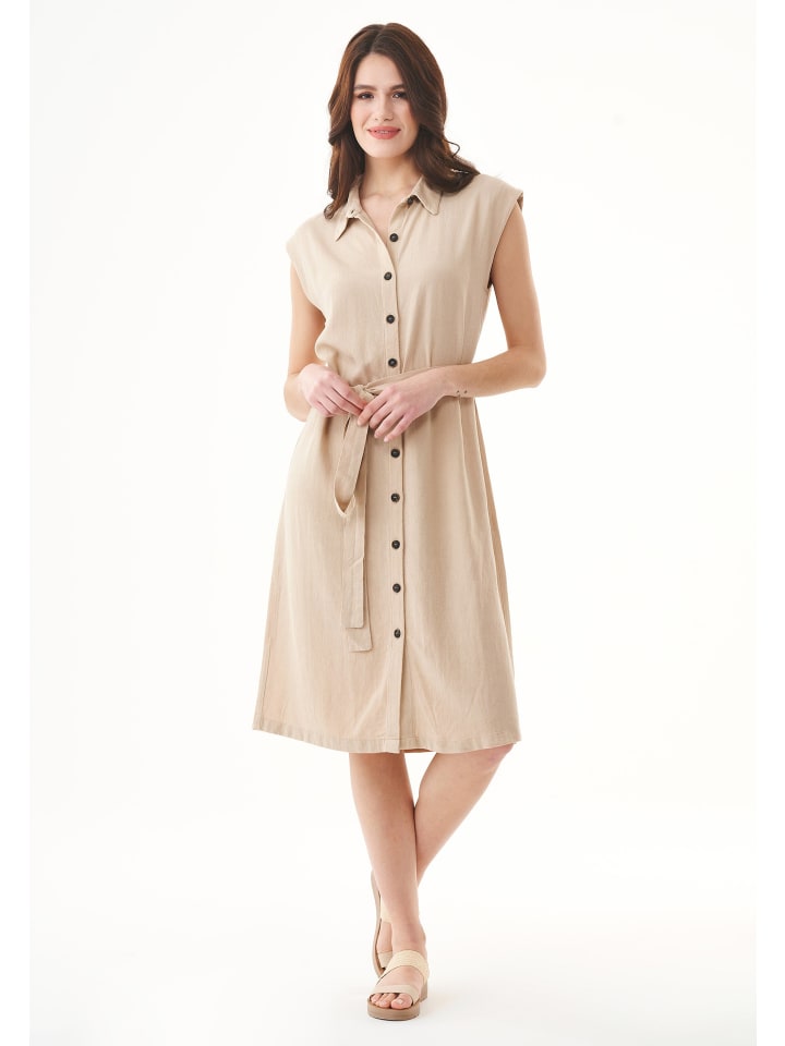 Minikleid "WOR15439" in Natursand