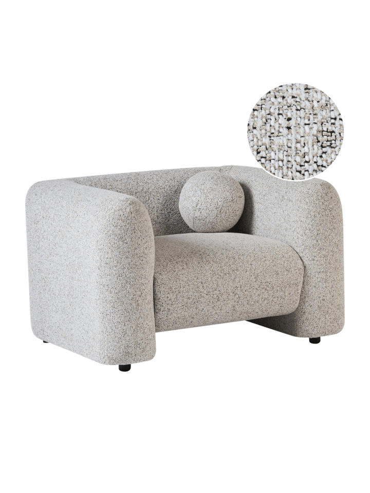 2-tlg Sessel LEIREN in Beige