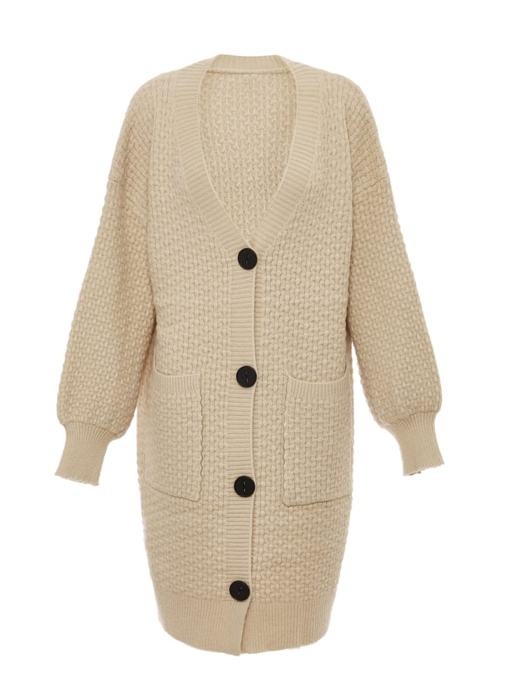 Damen Strickjacke in Beige