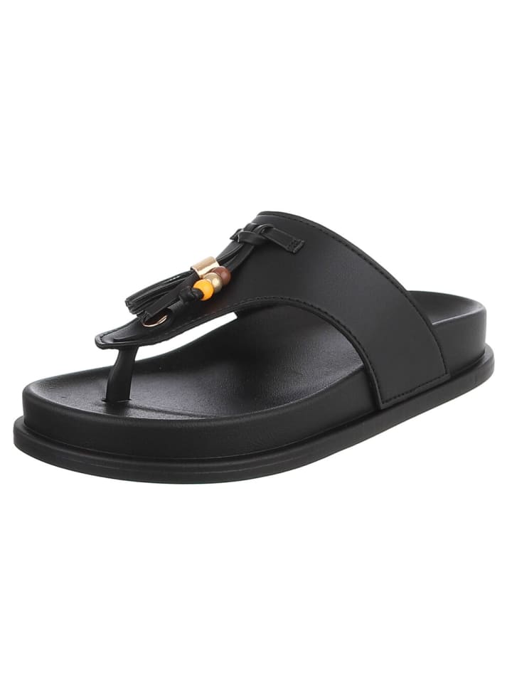 Sandale & Sandalette in Schwarz