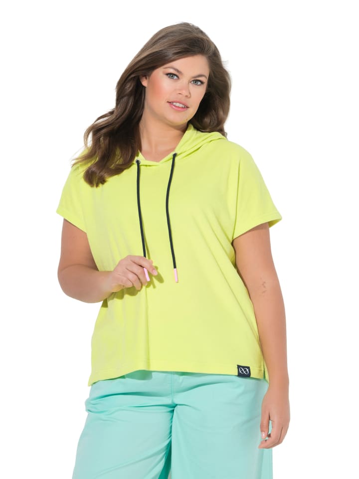 Sweatshirt in safety yellow