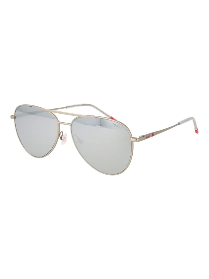 Silber Metall Sonnenbrille