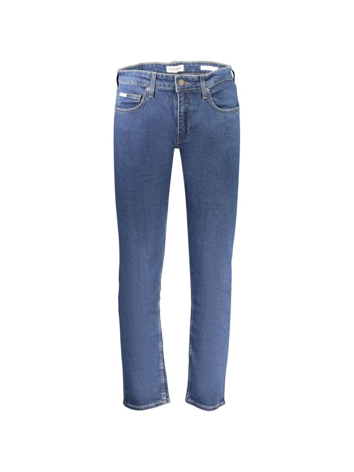 Blau Baumwolle Herren Jeans