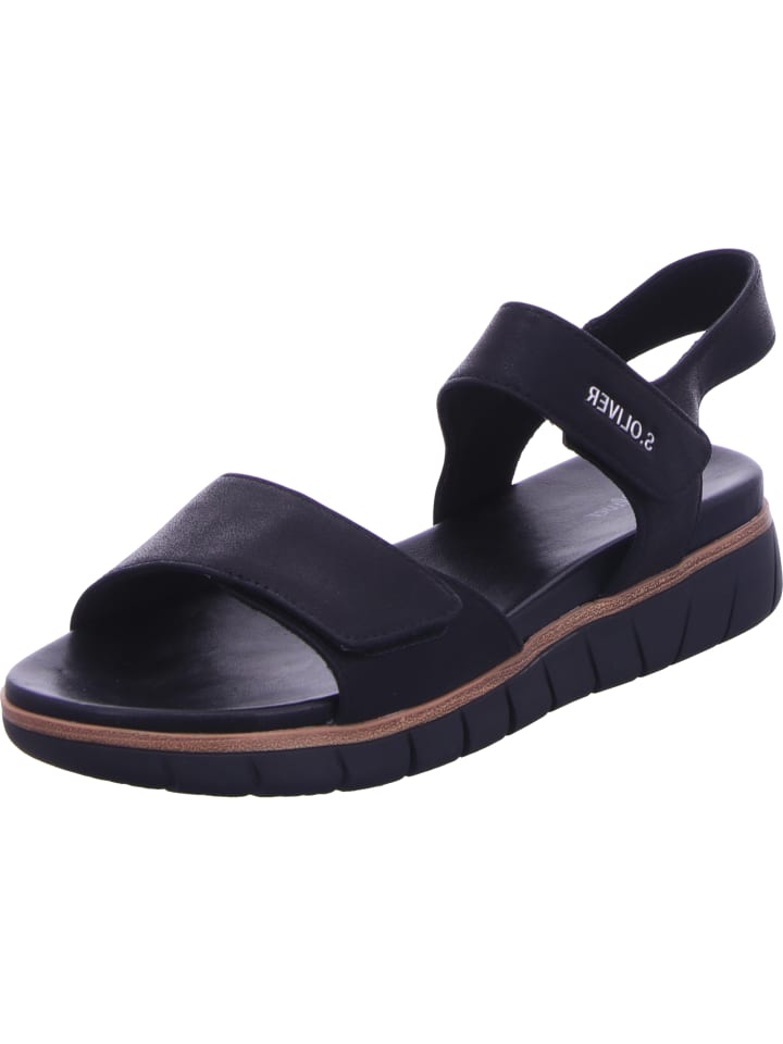 Sandale in schwarz