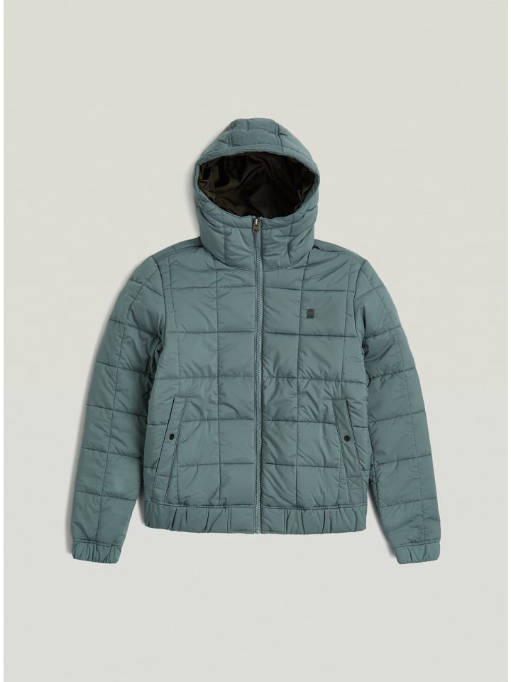 Meefic Quilted Hooded Jacke axis