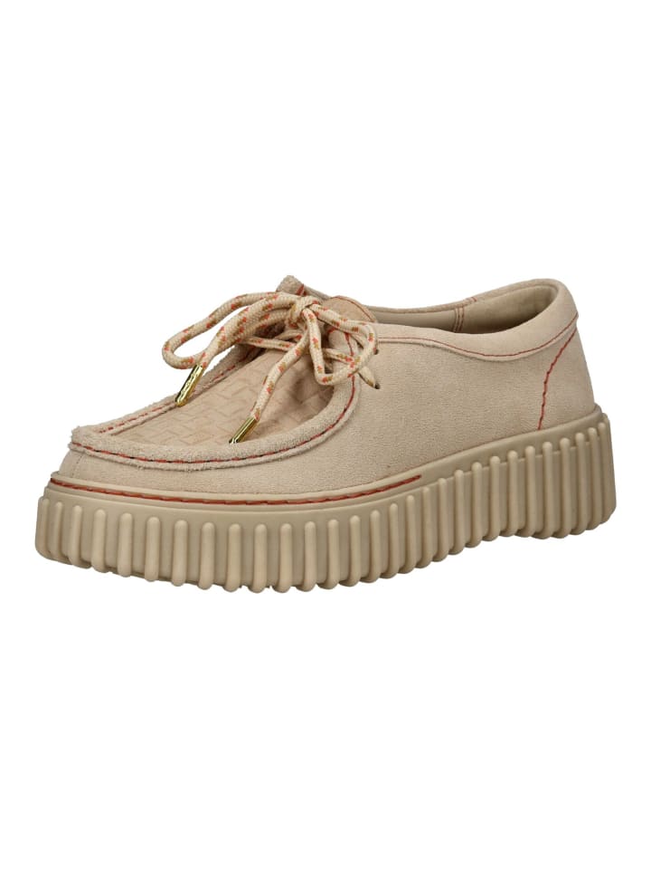 Halbschuhe Beige