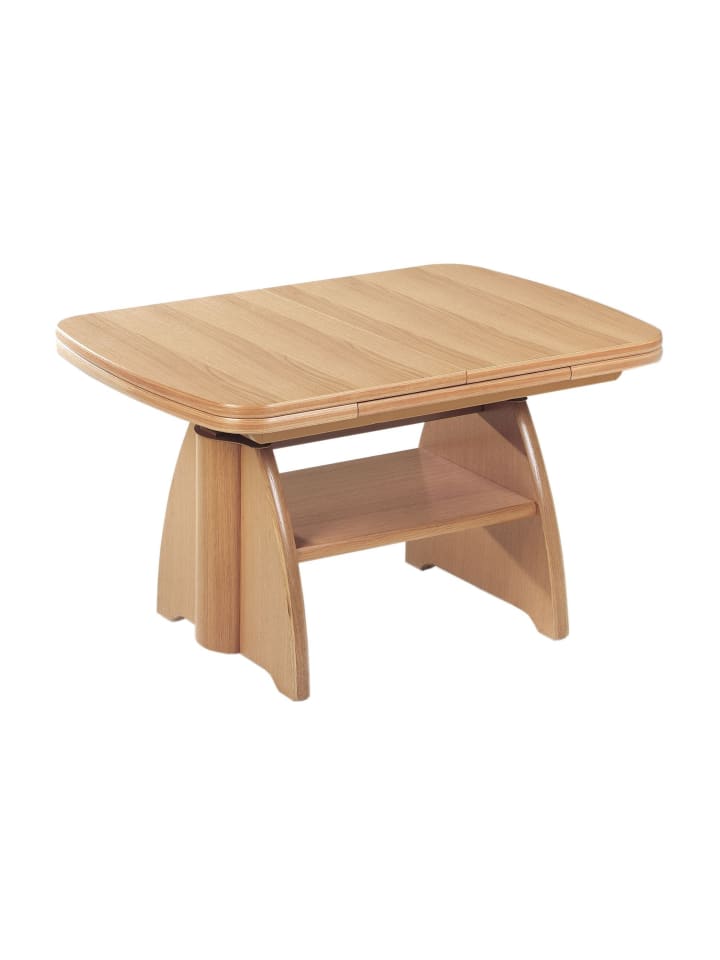 FUNKTIONSTISCH Camela höhenverstellbar ausziehbar 125x71x56 Eiche