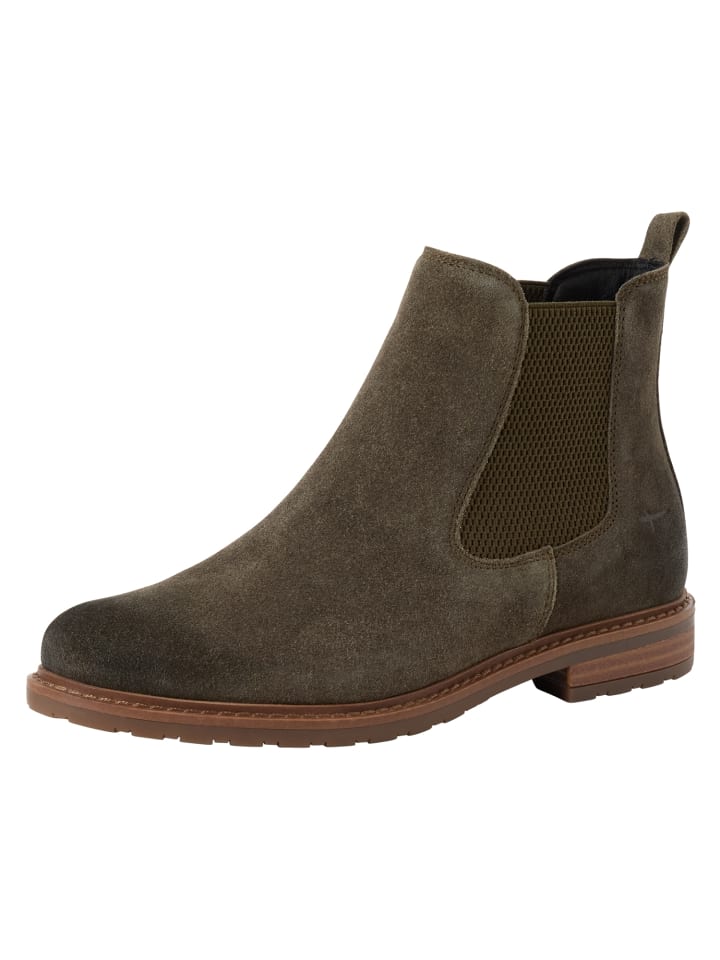 Chelsea Boot in OLIVE SUEDE