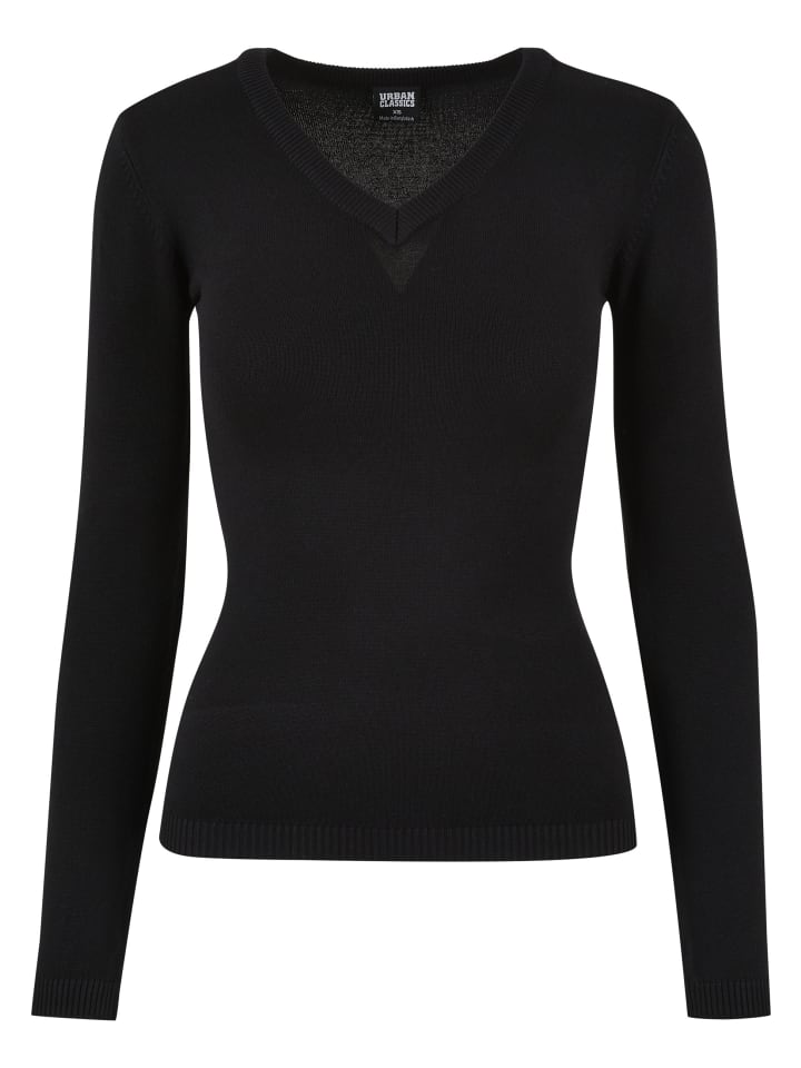 Crew Neck Jumper in black