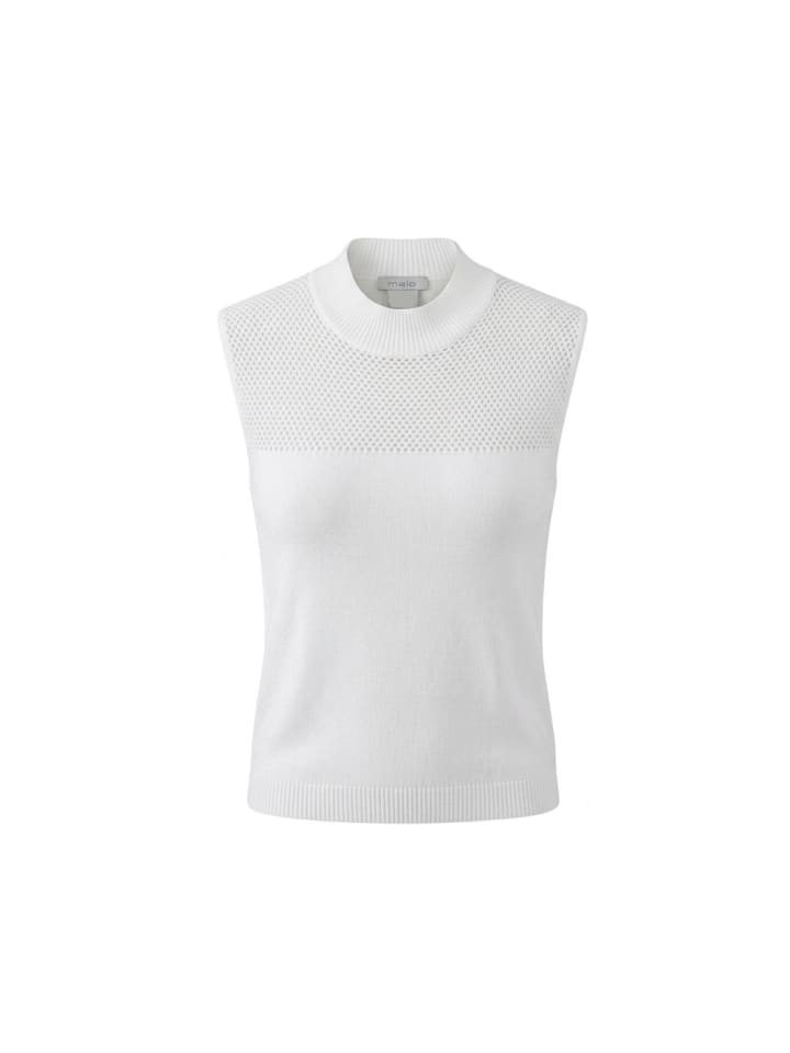 Weiß Seide Damen Pullover