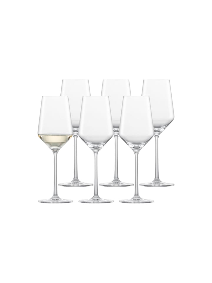 6er Set Riesling Weißweingläser Pure in Transparent 300 ml