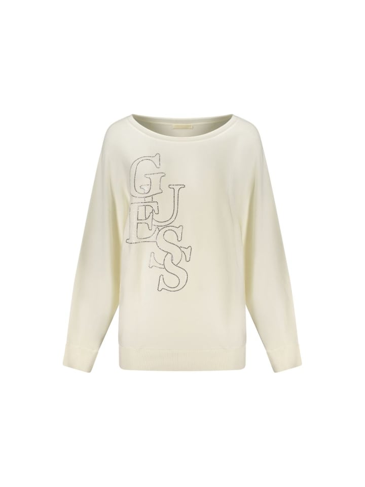 Weiß Sweatshirt aus Viskose