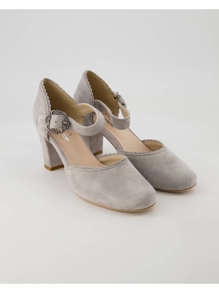 Trachtenschuhe in Grau