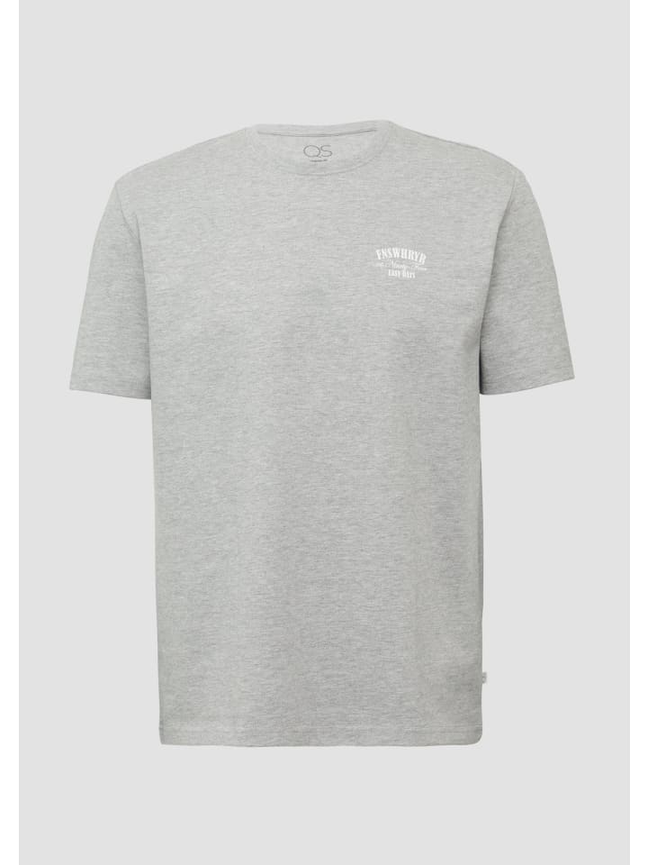 T-Shirt  in  9400_grau meliert