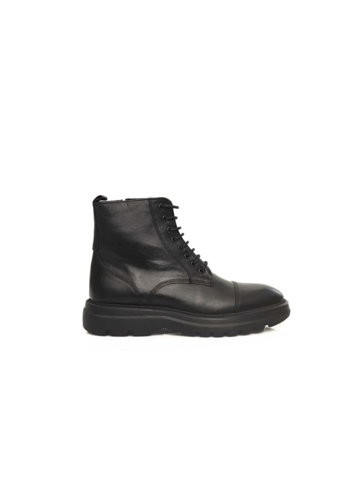 Schwarz Rindsleder Stiefel