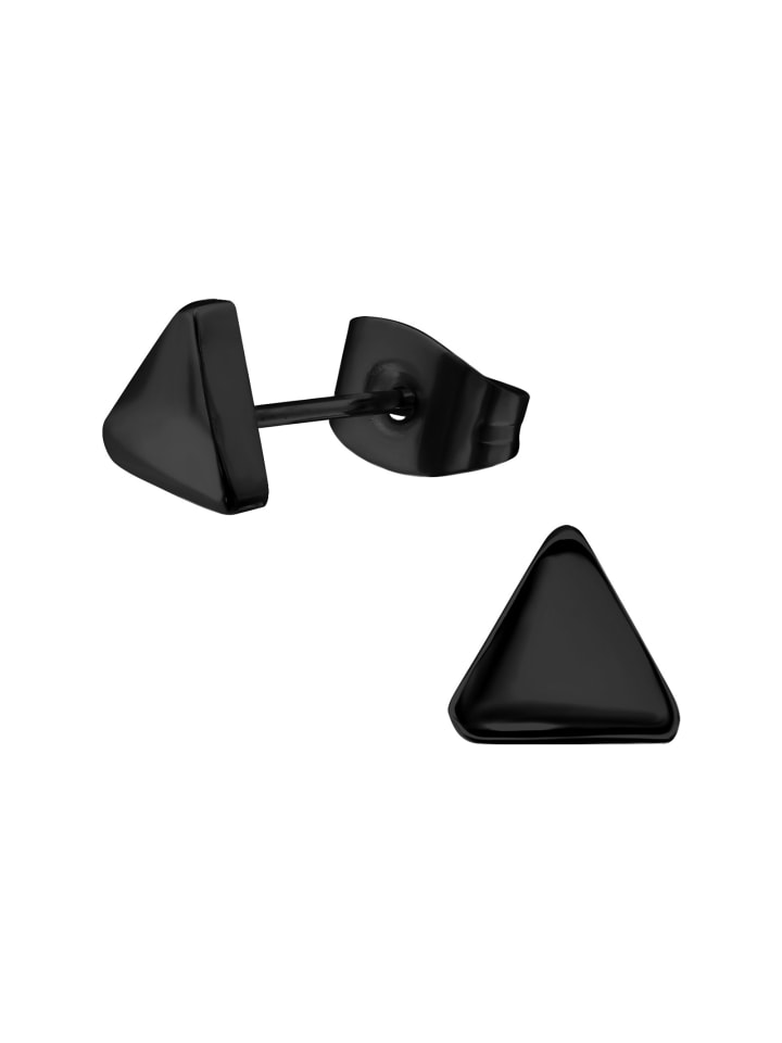 Ohrstecker in Schwarz