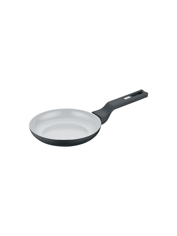 Bratpfanne aus Aluminium, recycelt - b.clever in schwarz