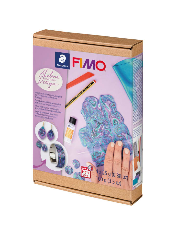 Modelliermasse Set Fimo HTC abalone desi