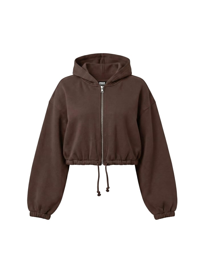 Fleece Zipthrough in chocolatebrown