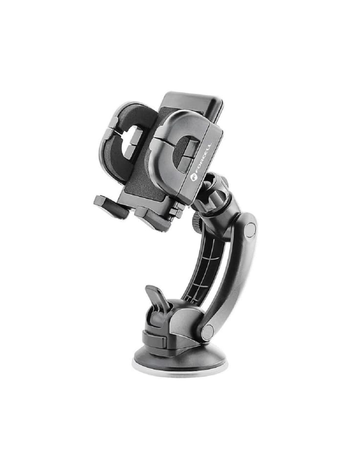 Autohalterung KFZ-Halterung GSM (REGULAR III) + BOGEN (15cm) in Schwarz