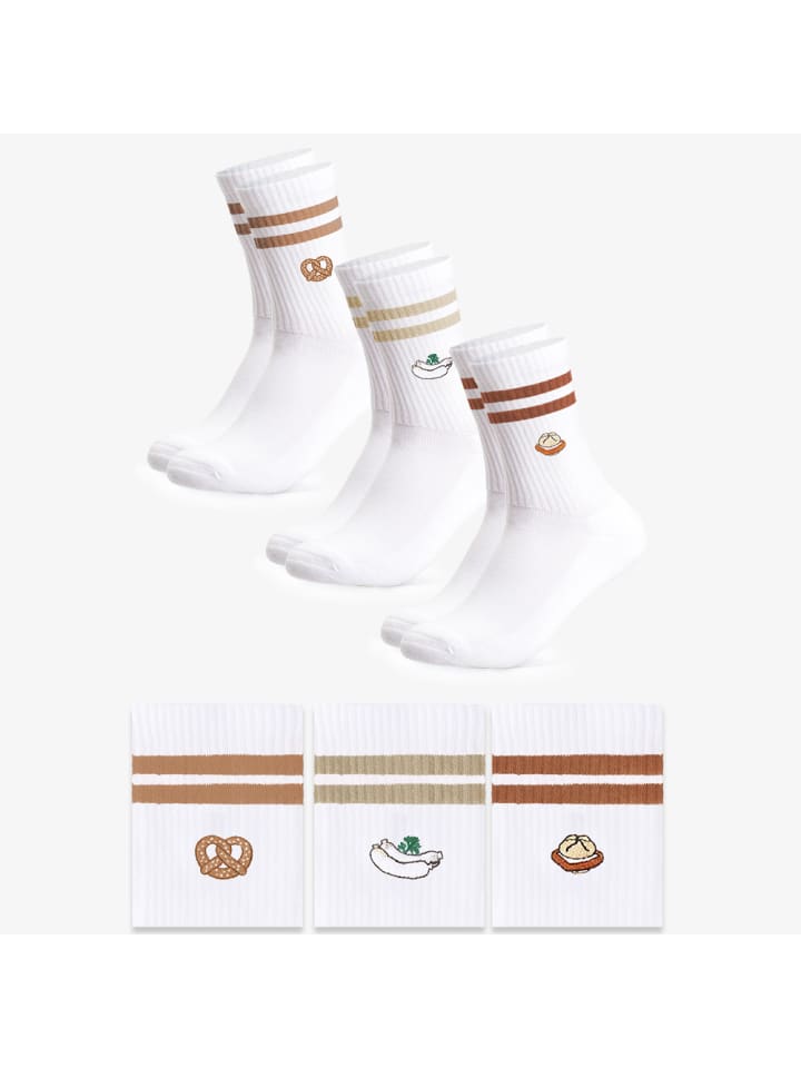 3er Pack Essens Motiv Tennissocken Gusto in Bayern