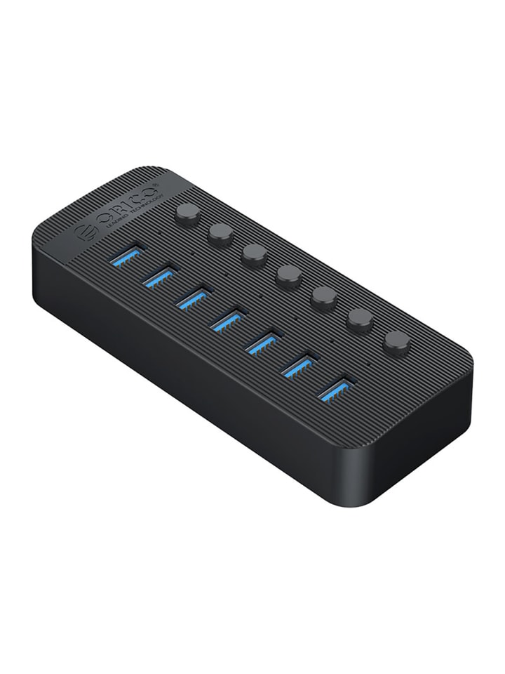 CT2U3-7AB USB Hub 7-Port USB-A 3.0 Schwarz