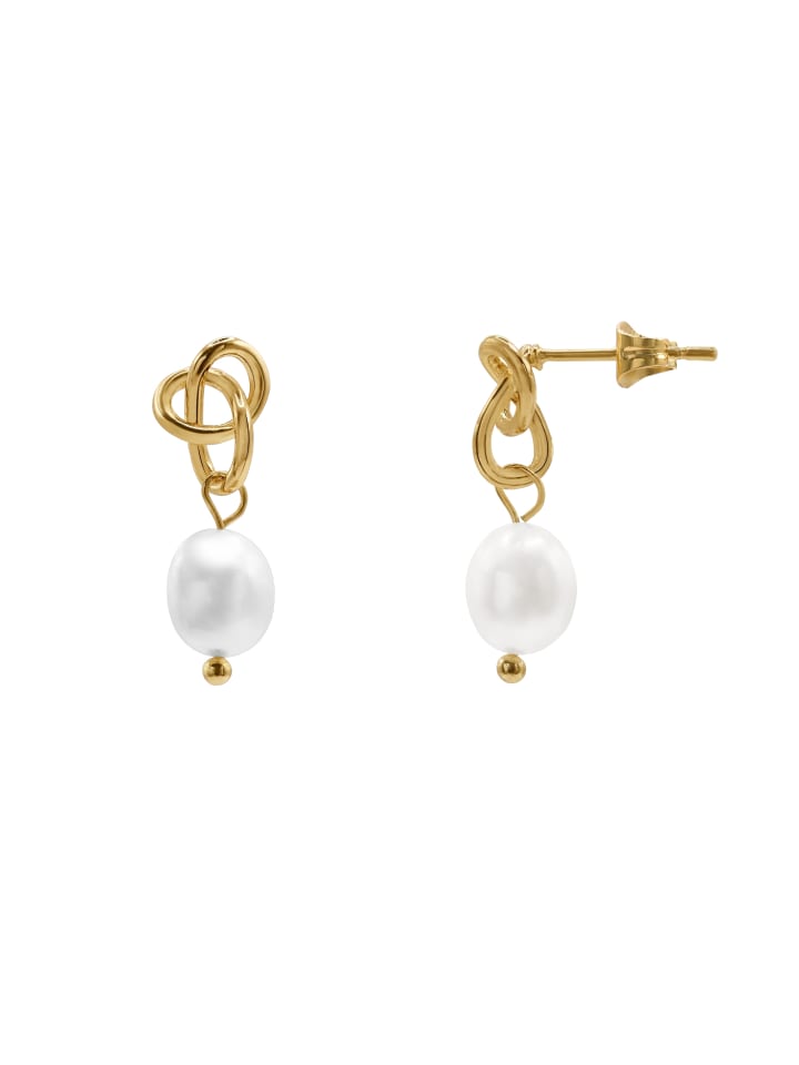 Ohrstecker Damen Silja goldfarben in goldfarben
