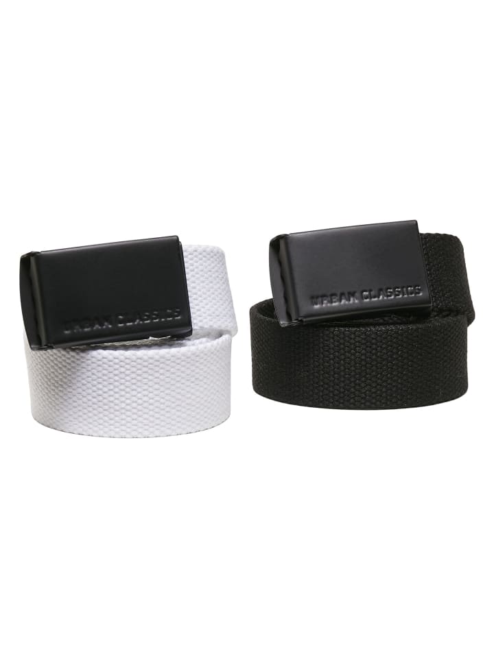 Belt in black+white