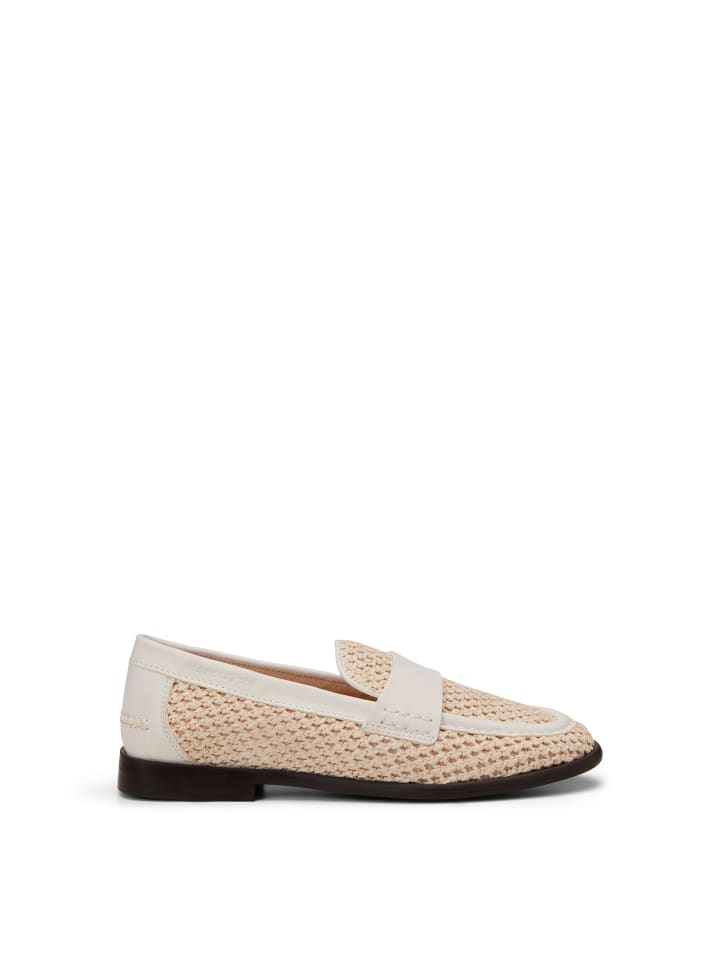 Loafer Model Fiona in Grey Silk