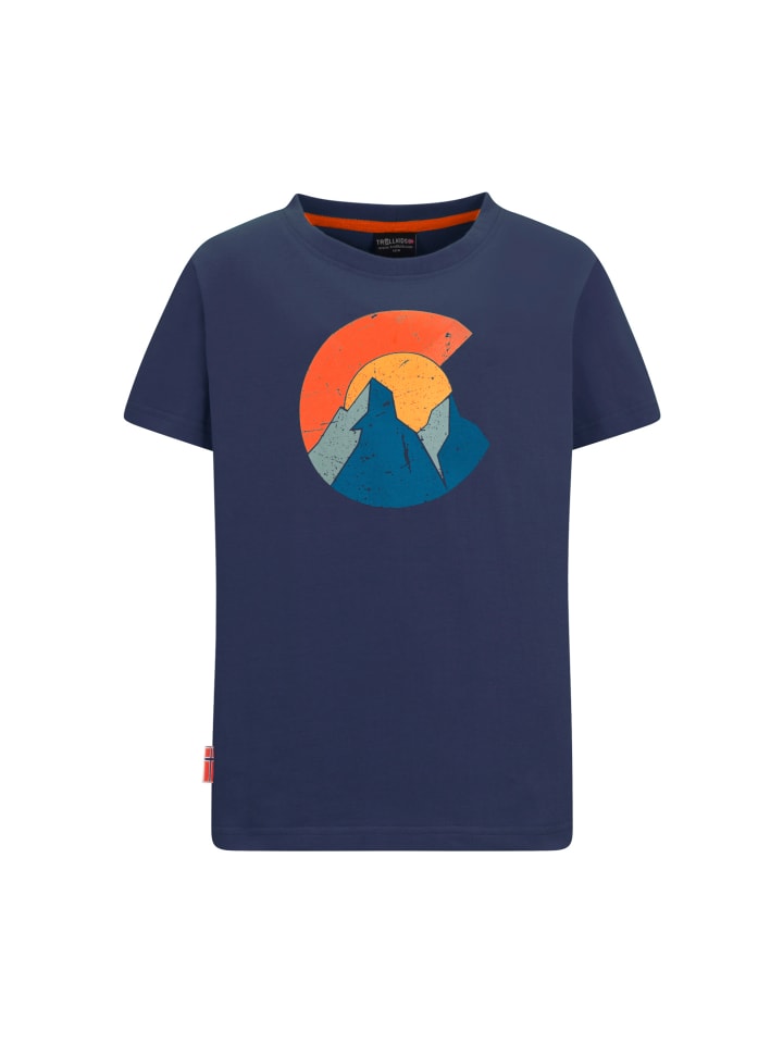 Funktionsshirt Halsafjord in mystic blue