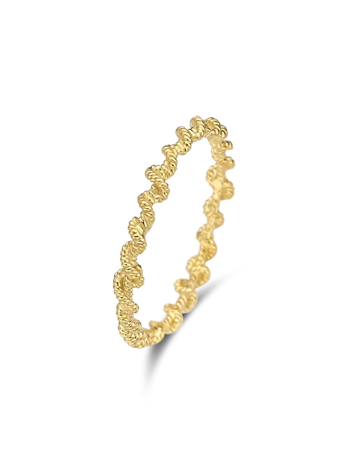 Ring Sisterhood "twisted lunar" in Gold