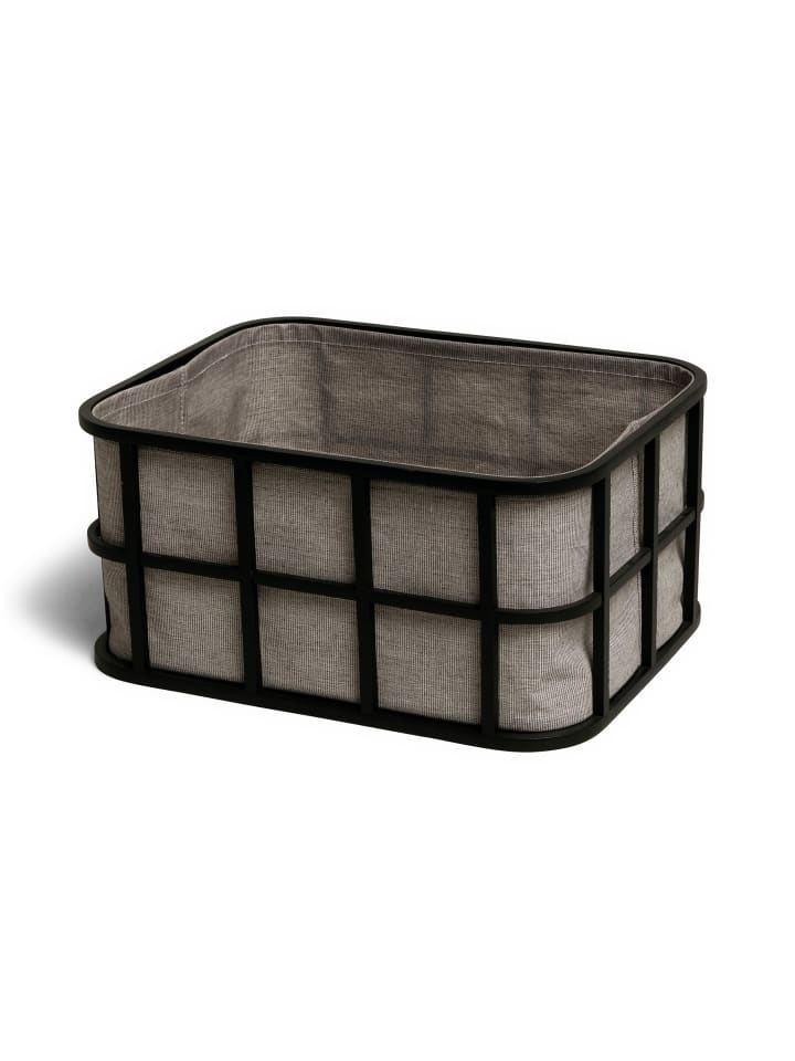 Aufbewahrungskorb Bamboo in black/grey